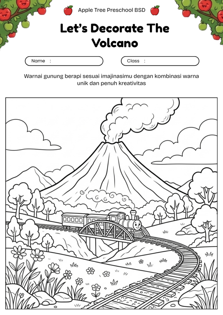 16_gambar_mewarnai_gunung_berapi_kereta_api