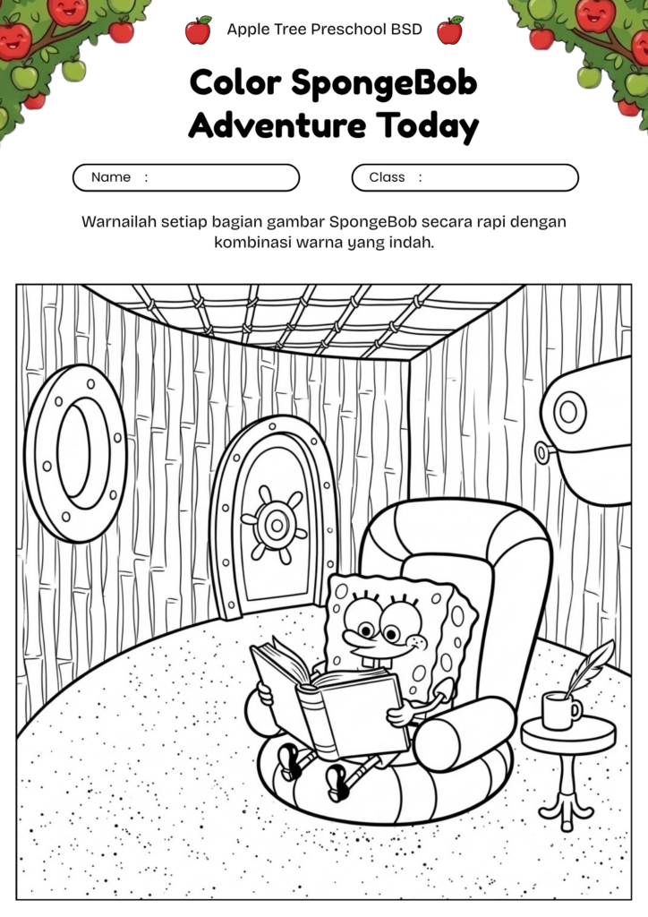 18-mewarnai-spongebob-membaca-buku-reading-book-coloring-page