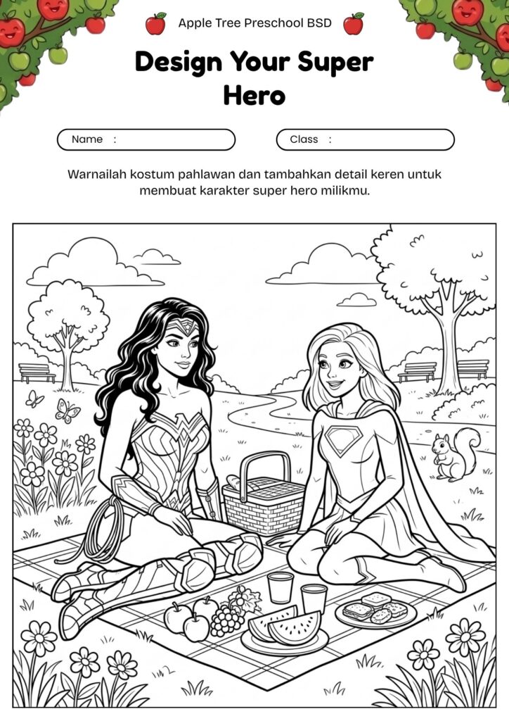 19-gambar-mewarnai-super-hero-wonder-woman-dan-supergirl-piknik