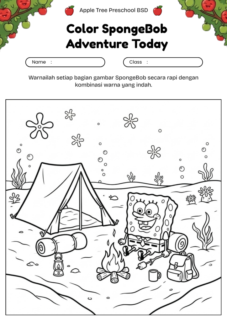 19-mewarnai-spongebob-kemah-camping-night-coloring-page