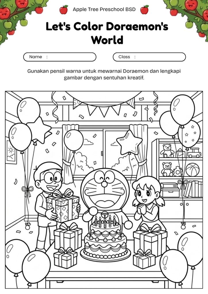 21_gambar_mewarnai_doraemon_ulang_tahun_doraemon_birthday_party_coloring_page