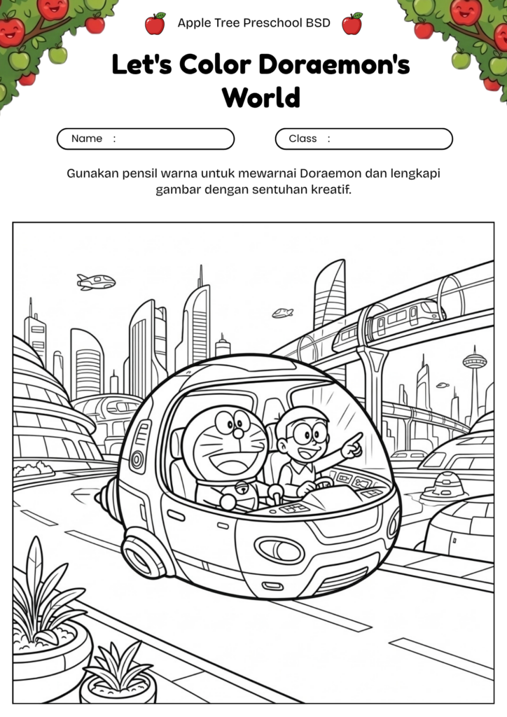 23_gambar_mewarnai_doraemon_kendaraan_masa_depan_doraemon_future_vehicle_coloring_page
