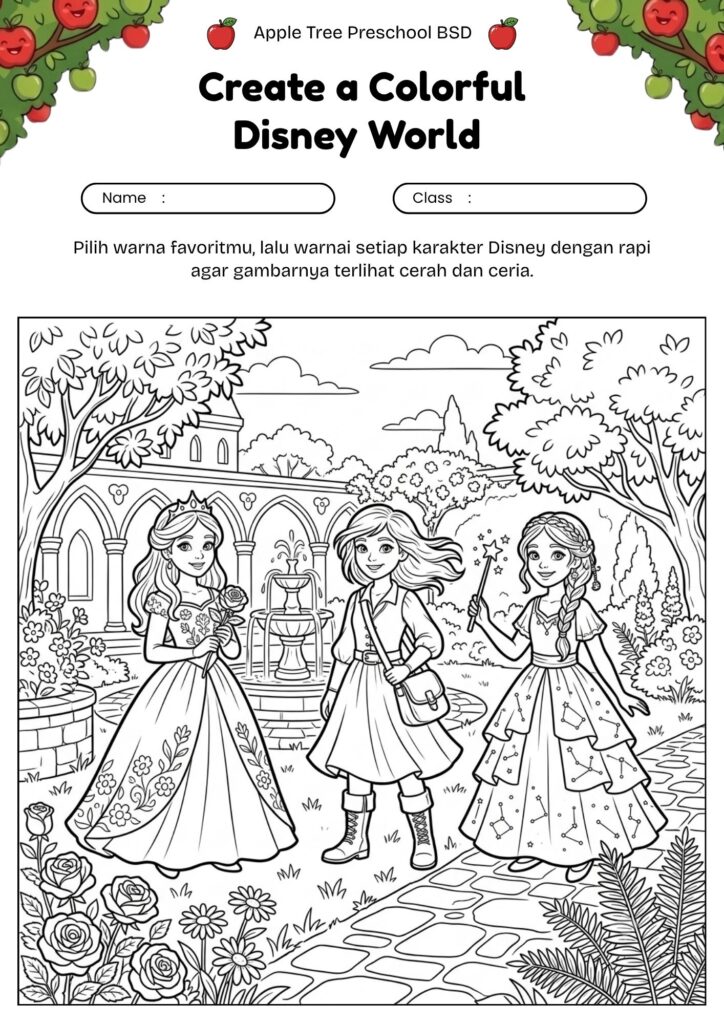23_gambar_mewarnai_karakter_disney_princess_gaun_cantik