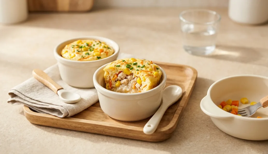 3. chicken-corn-egg-cups-toddler-food_www.educenter.id