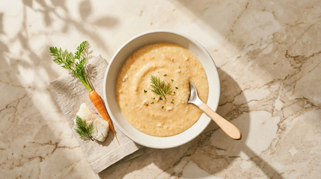 6. fish-carrot-rice-porridge-baby_www.appletreebsd.com