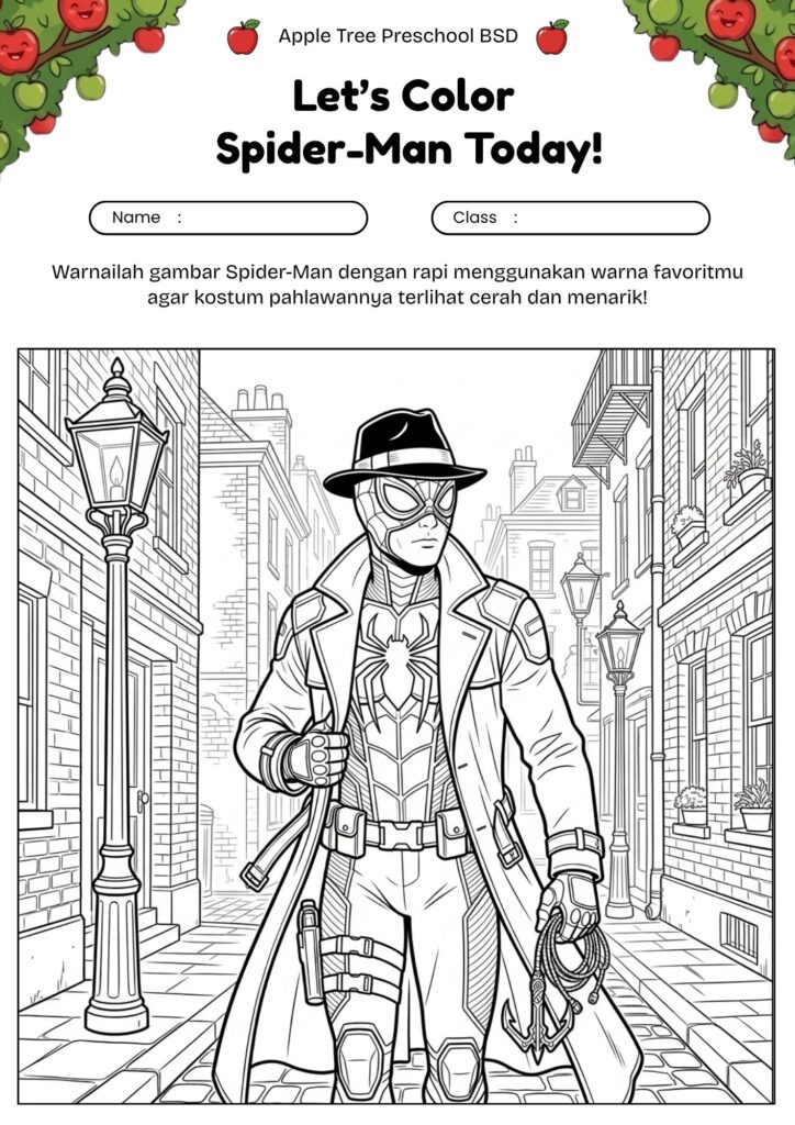 7.gambar_mewarnai_spiderman_noir_kota_misterius
