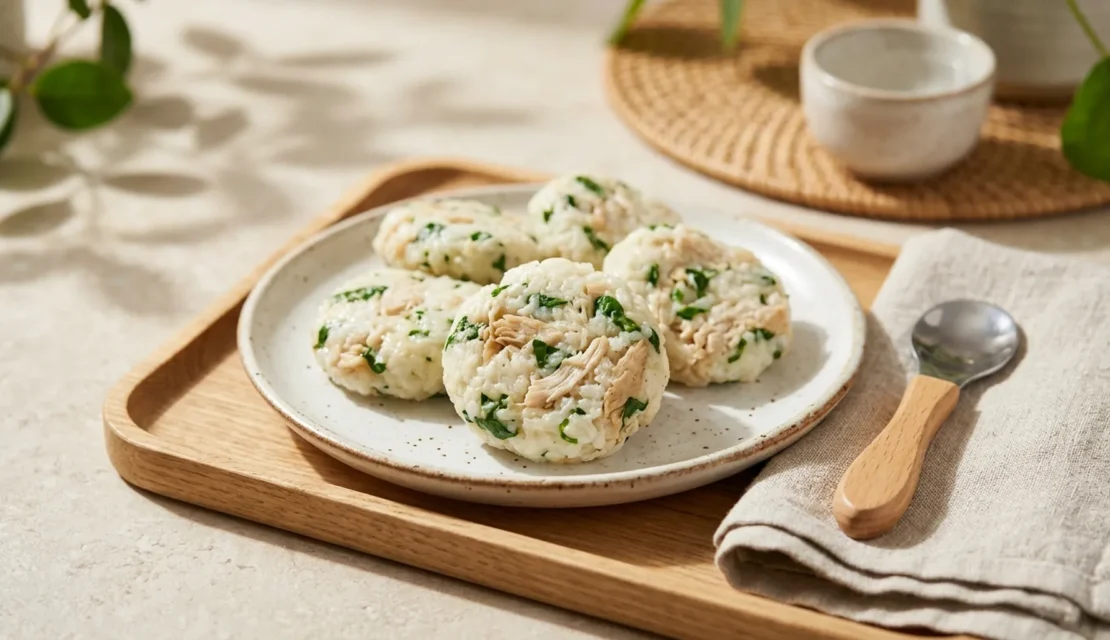 9. chicken-spinach-rice-bites-toddler_www.educenter.id