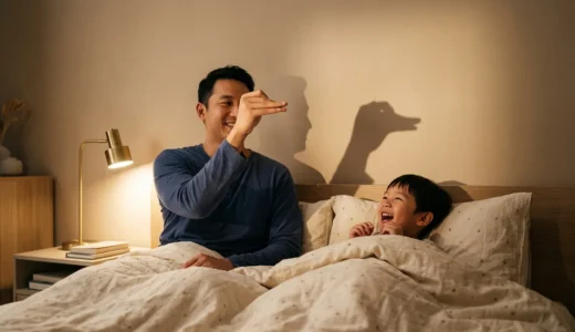 Fun Finger Shadow Play Before Bed to Spark Imagination