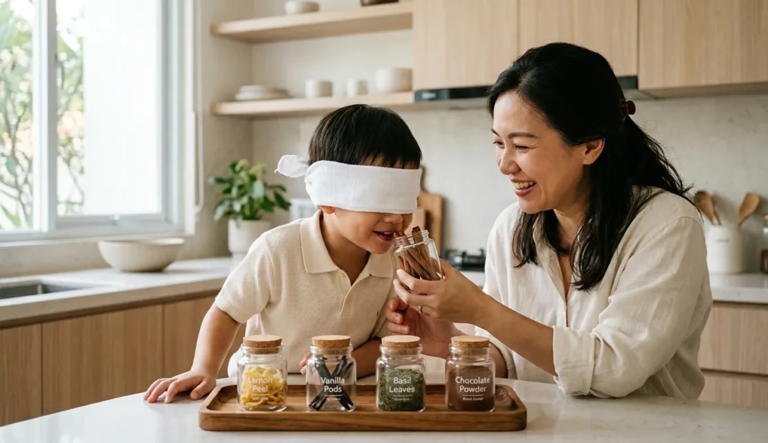 Improving the Sense of Smell Through Kitchen Scent Games
