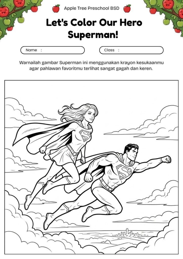 05_gambar_mewarnai_superman_dan_supergirl_flying_coloring