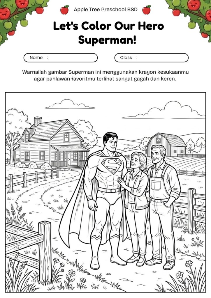 09_gambar_mewarnai_superman_keluarga_kent_farm_coloring