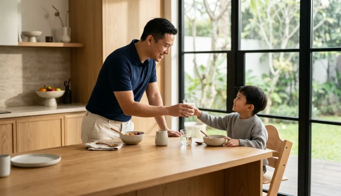 1. rutinitas pagi sebelum sekolah morning routine before school positive parenting children transition_www.appletreebsd.com