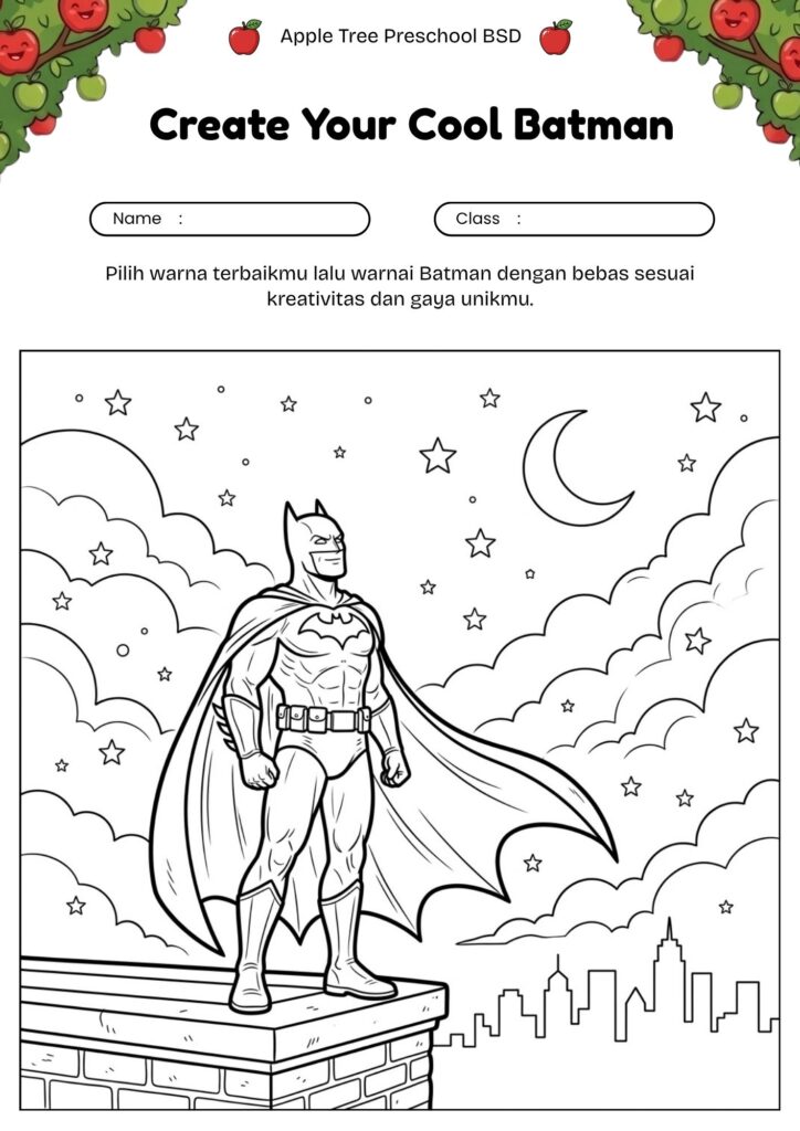 12_gambar_mewarnai_batman_bersama_awan_dan_bintang