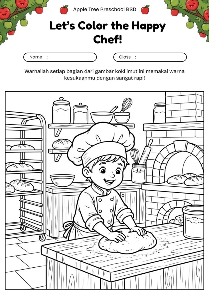 14_gambar_mewarnai_koki_kecil_membuat_roti