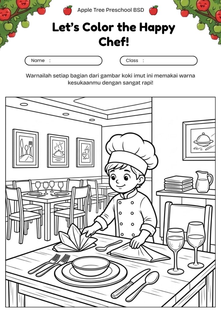18_gambar_mewarnai_koki_cilik_menata_meja_makan