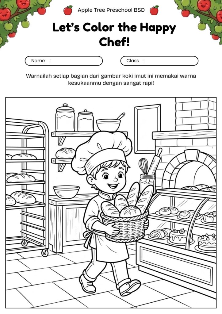 19_gambar_mewarnai_koki_lucu_membawa_keranjang_roti