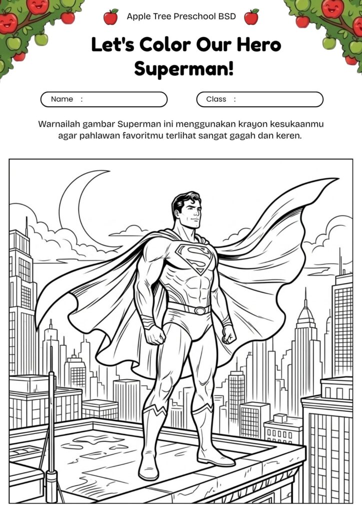 20_gambar_mewarnai_superman_pose_pahlawan