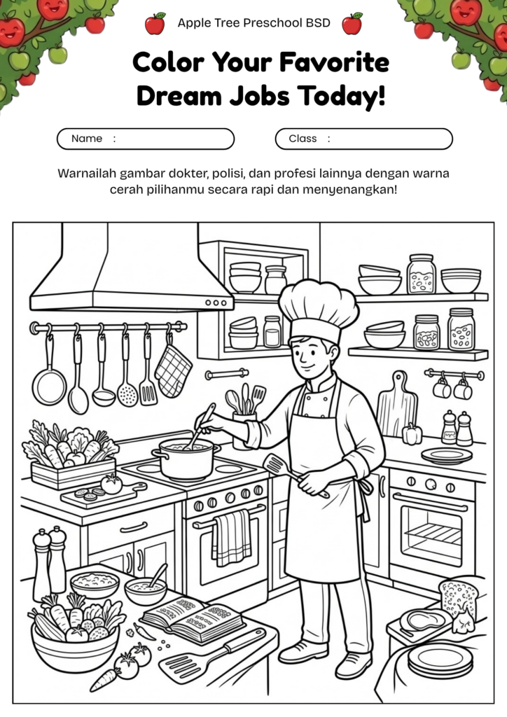 8-mewarnai-profesi-koki-chef-coloring-page